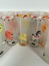 (11) Vintage Libby Carousel Horse Tall Glasses