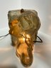 30's / 40's Art Deco Glass Lamp - (DM)
