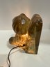 30's / 40's Art Deco Glass Lamp - (DM)