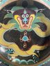 Chinese Cloisonne' Enamel Bowl With Imperial Dragon - (DM)