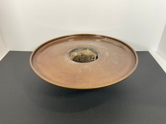 Japanese Bronze Flower Ikebana Vase Form - (DM)