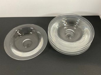 Vintage Libby Glass Snack Dishes - (DM)