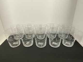 (10) Villeroy & Boch 'Ice Crystal' Cocktail Glasses - (DM)