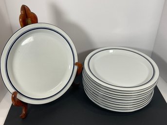 (11) Dansk Bistro Christianshavn Dinner Plates - (DM)