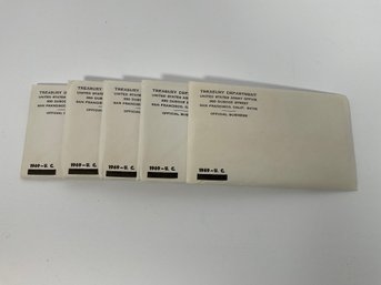 (5) 1969 UC Mint Sets