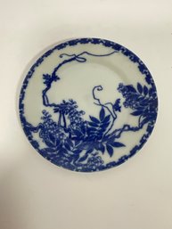Japanese Blue & White Porcelain Plate - Early 20th Century