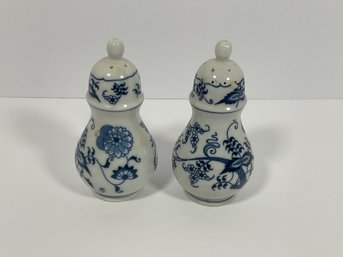 Blue Danube Porcelain Salt & Pepper