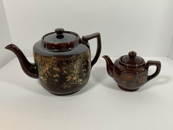 (2) Ceramic Pots (Tea & Coffee)