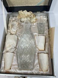 Hoya Crystal Decanter Set / Box