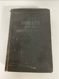 Antique (1896) Smileys Cook Book & Universal Household Guide