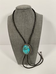Turquoise Bolo Tie By Bennett