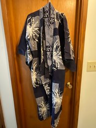 Japanese Kimono/robe - Blue Pattern