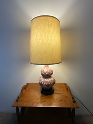 Asian Inspired Porcelain Lamp - 29'