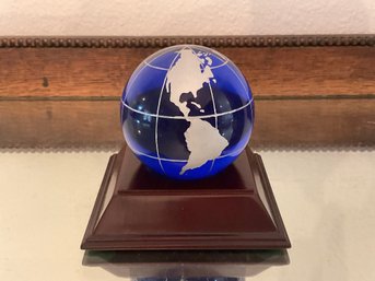 Blue Glass Globe