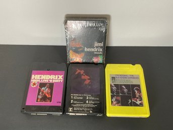(4) Jimmy Hendrix 8 Track Tapes