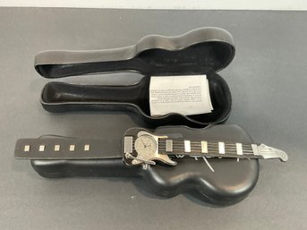 (2) Guitar Shape Watches