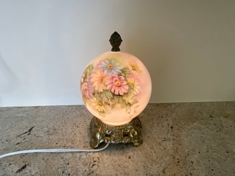 Vintage Orb Glass Lamp