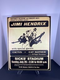Jimmy Hendrix Poster Print -