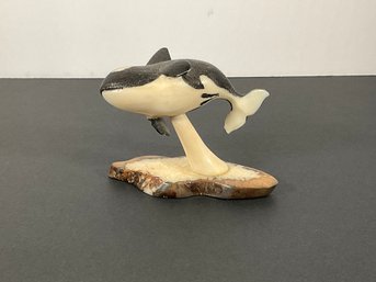 Inuit Carved Orca (Point Hope Arts & Crafts)
