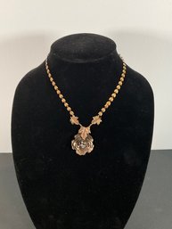 Vintage Bronze/Copper Necklace - 14'