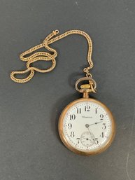 1914 Hampden Pocket Watch - (Size 16)
