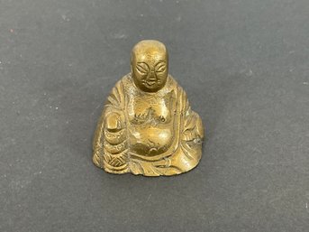 Small Solid Brass Buddha !