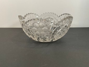 American Cut Glass Bowl