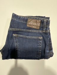 Mens AG Dk Blue Jeans (Slim Fit) 34/32