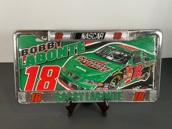 NASCAR Bobby Labonte License Plate Frame & Plate