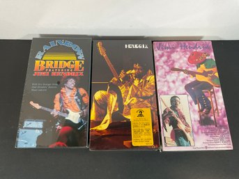 (3) Jimi Hendrix VHS - (Sealed)
