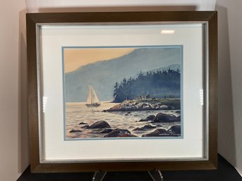 Thomas Olson (Seattle) Watercolor - Signed