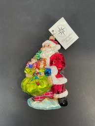Christopher Radko ' Santa Deluxe Delivery' Ornament