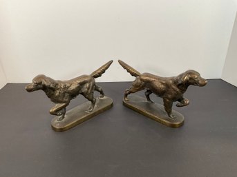 Hunting Dog Book Ends