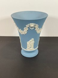 Wedgwood Blue Jasper Vase - Purchased At Harrods