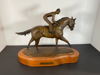 Bronze Horse Sculpture 'Morning Work' # 2/25 By S Rynearson