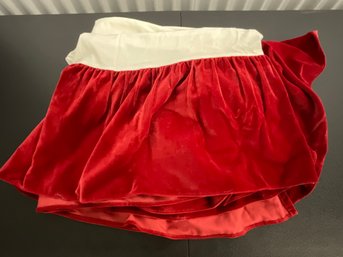 Ralph Lauren Bed Skirt - Queen Size/Red
