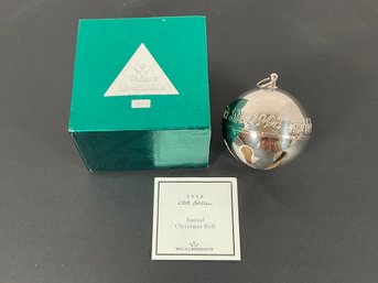 1998 Wallace Silver Bell Ornament