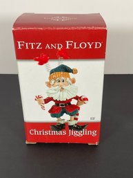 Fitz & Floyd Christmas Jiggling Elf