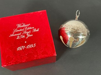 1995 Wallace Silver Bell Ornament