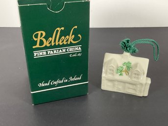 Belleek Porcelain Kellys Post Office Bell/Ornament