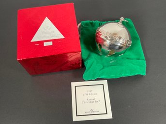 1997 Wallace Silver Bell Ornament