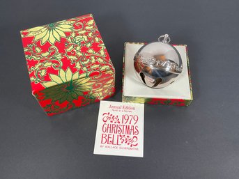 1979 Wallace Silver Bell Ornament