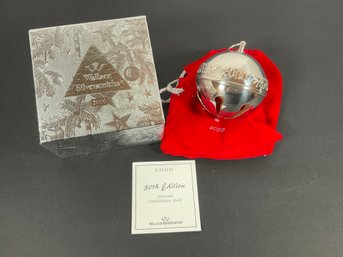 2000 Wallace Silver Bell Ornament
