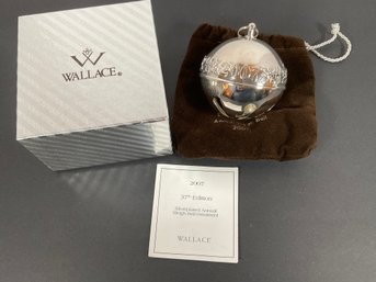 2007 Wallace Silver Bell Ornament