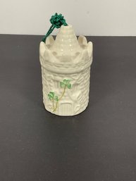 Belleek Porcelain 'Clark Castle' Ornament/Bell (18th Ed)