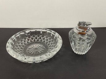 West Virginia Glass Co. Lighter & Ash Tray