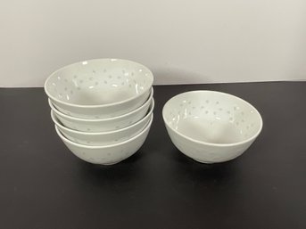 (5) Made In China Rice Bowls