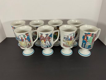 Vintage (Made In Japan) Colonial Mugs