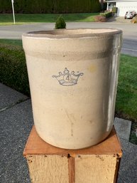 Vintage Crown 4 Gallon Crock