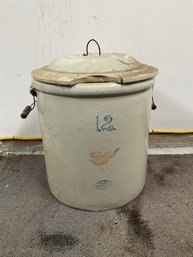*Red Wing 12 Gallon Crock (lid Cracked)